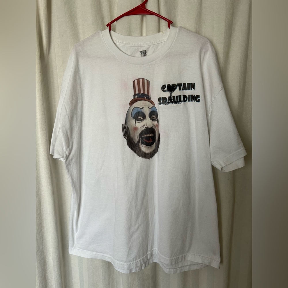 Tee: rare capt spaulding rob zombie house 1,000 corpses hilton head xxl